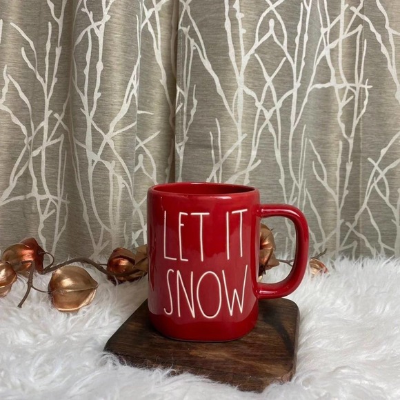 Rae Dunn let it snow Xmas CHRISTMAS KITCHEN NEW RD HTF - Picture 2 of 5